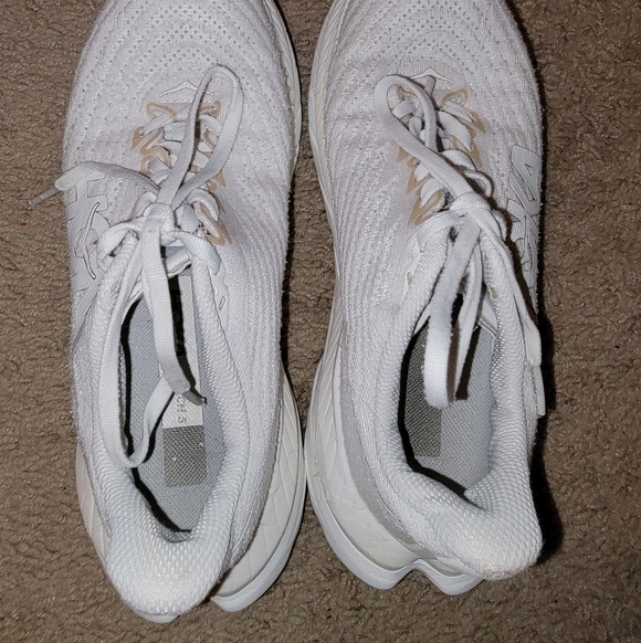 HOKA MACH 5 All-White Athletic Sneakers - Picture 8 of 14